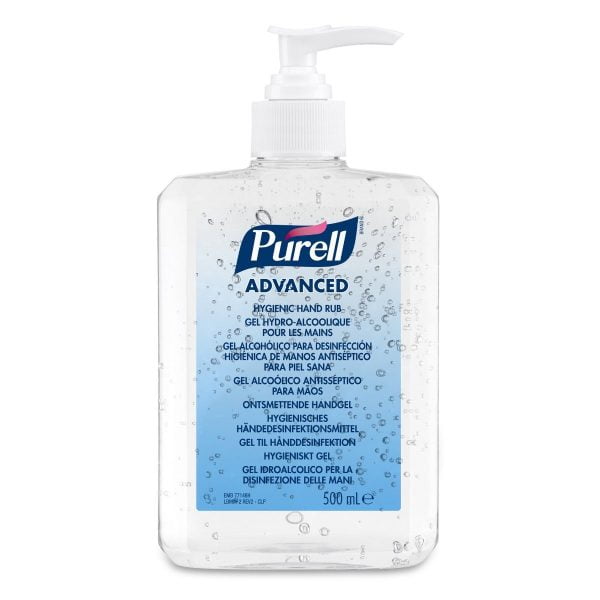 Dezinfectant gel pentru maini Purell Advanced, 500 ml, 9668 Dezinfectant gel pentru maini Purell Advanced, 500 ml, 9668