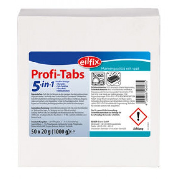 Profi Tabs 5in1 Eilfix pastile masina de spalat vase Profi Tabs 5in1 Eilfix pastile masina de spalat vase